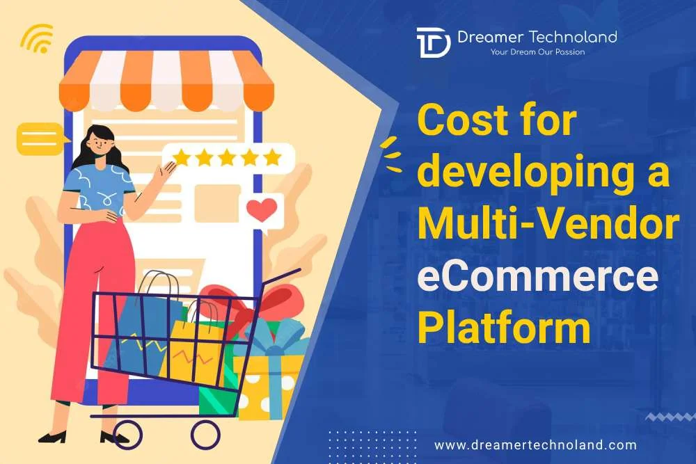 eCommerce platform vector image