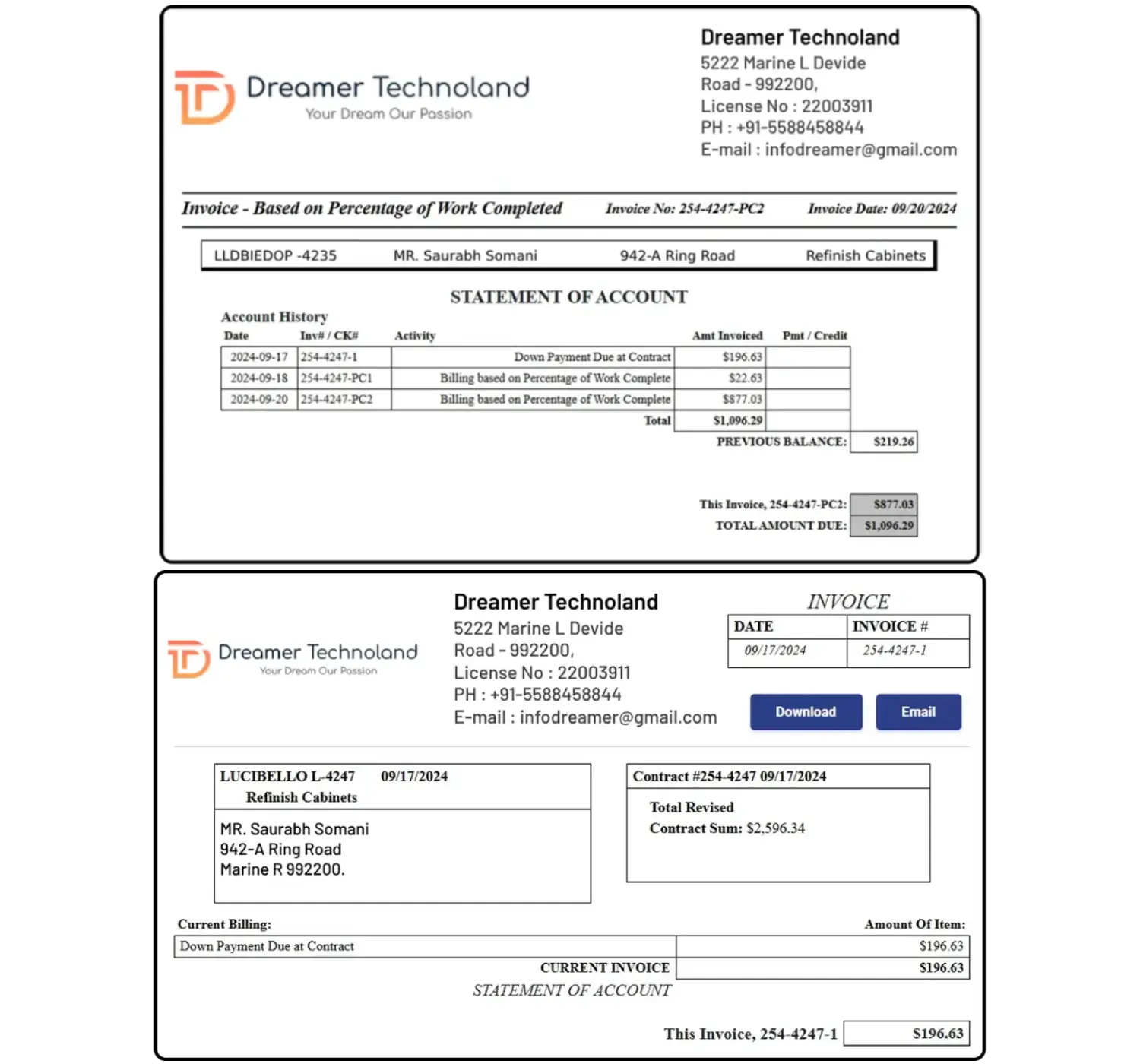 Invoices