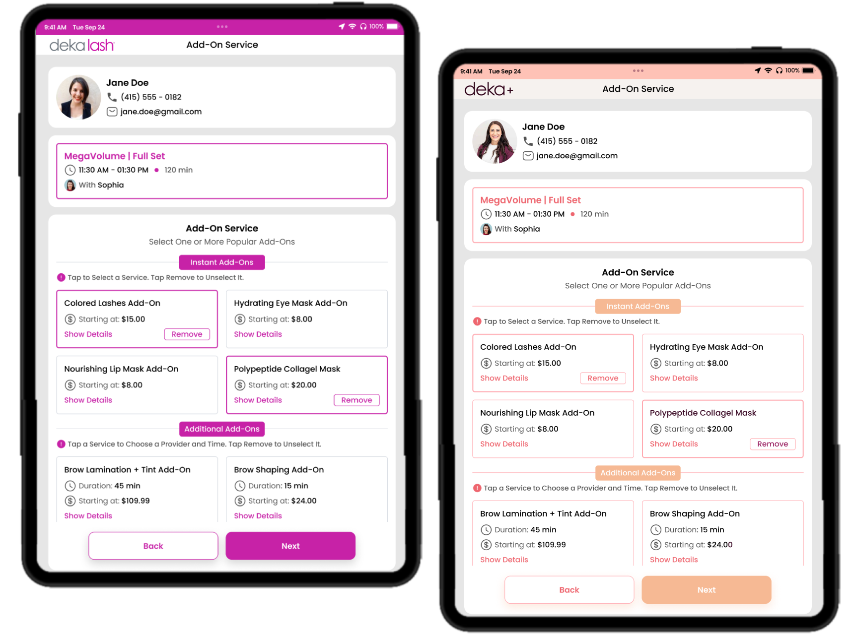 Promote Additional Services