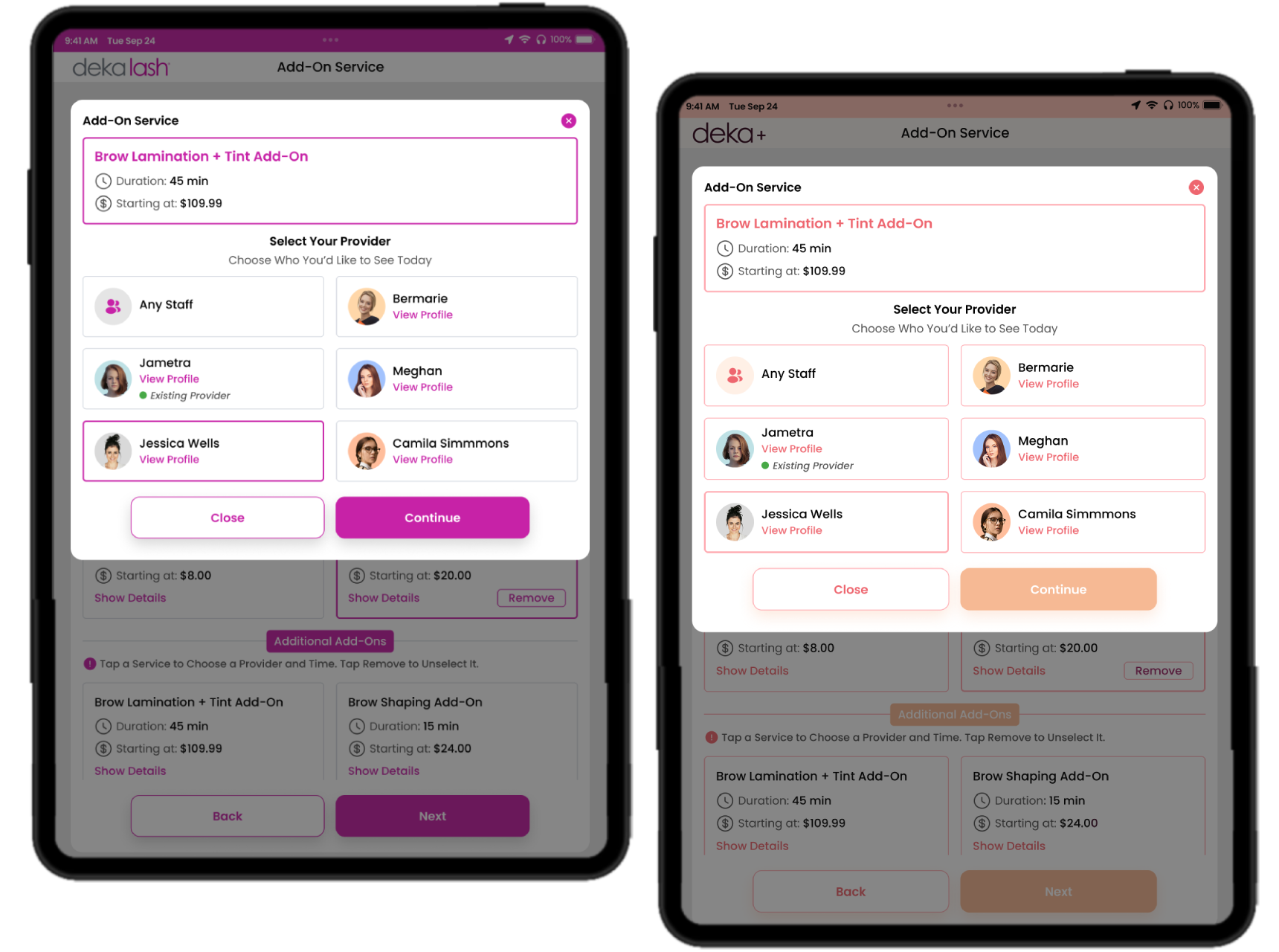 Choose Your Preferred Staff