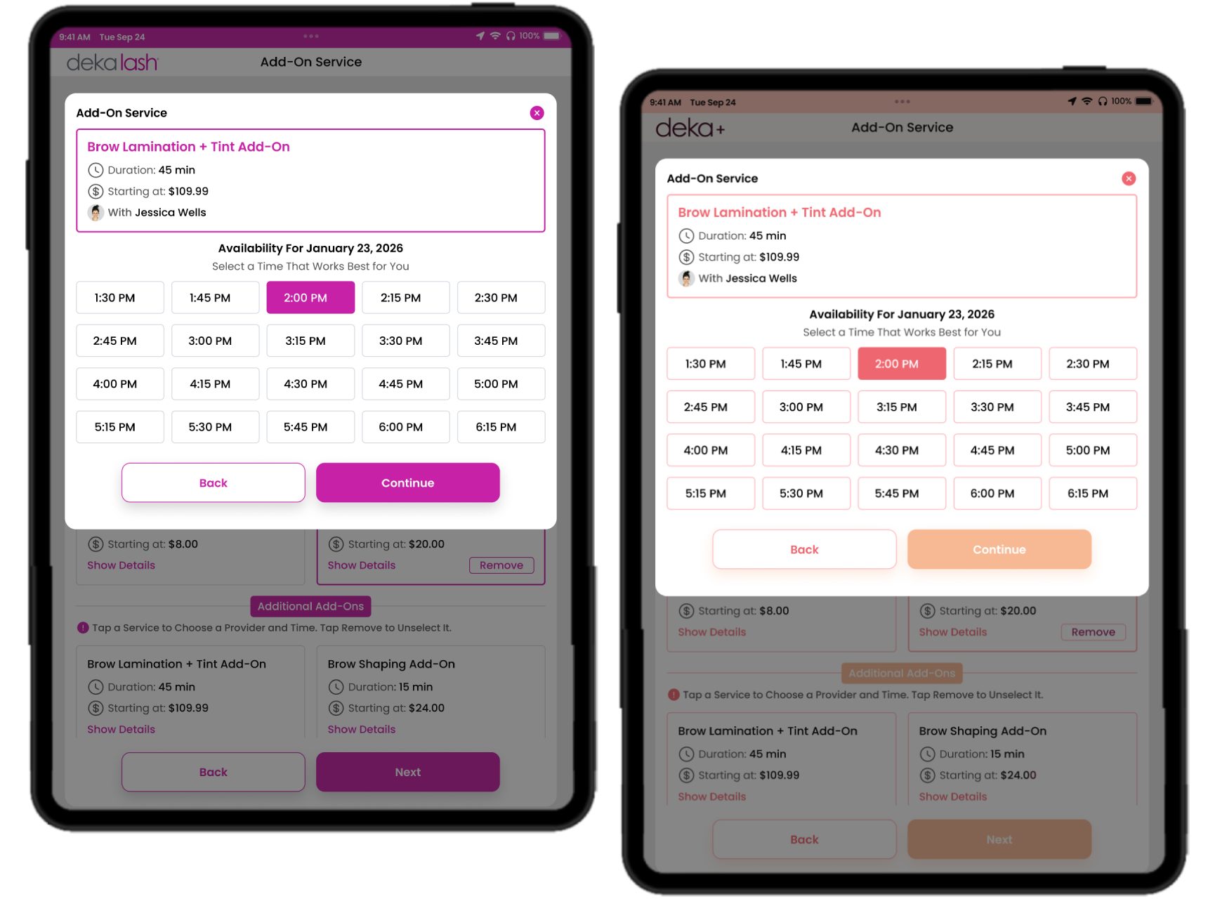 Schedule Your Add-on
