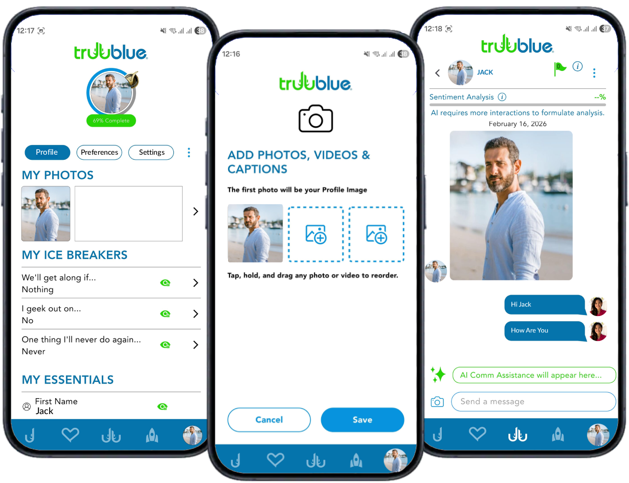 Read more about the article Case Study: TrueBlue Dating App Development