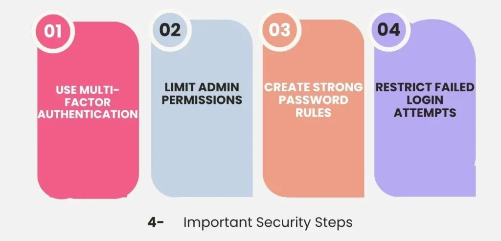 Important security steps