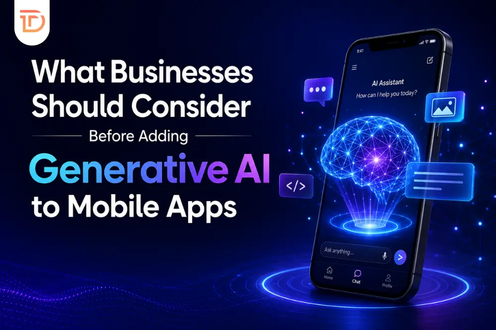 What Businesses Should Consider Before Adding Generative AI to Mobile Apps