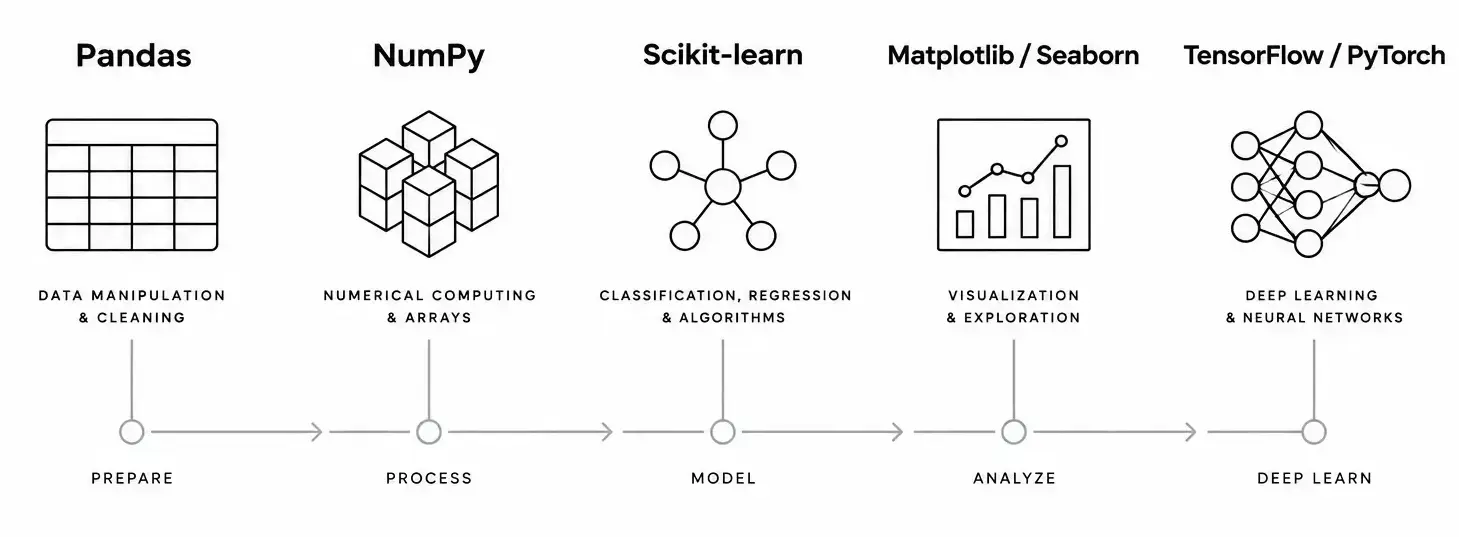 Python Libraries and Tools for Data Analysis in AI
